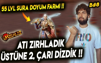 MİSALİ2 EFES 30 SEVİYE AT NASIL YAPILIR ?? 2. DOYUM ÇARINI DİZDİK !! / #bölüm8