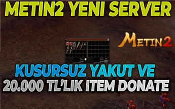 METİN2 YENİ SERVERDE 20.000 TL'LİK DONATE GELDİ !! MUZZAM HASAR ARTTI !! #metin2 #metin2pvp #rohan2