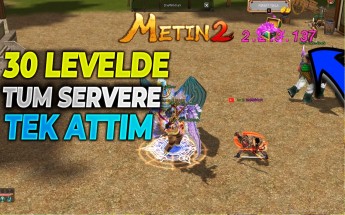 30 LEVELDE RUH VURUŞU 2 MILYON VURARAK BUTUN SERVERE TEK ATTIM !! #metin2 #rohan2 #metin2pvp