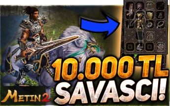 METİN2'TR SERVERİNDE 1 HAFTADA DİZDİĞİM 10.000 TL'LİK SAVAŞÇI! #metin2 #metin2pvp #rohan2 ROHAN2 #45